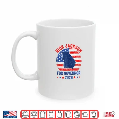 Mug Rick Jackson for Georgia Governor 2026 Republican Campaign Shirt