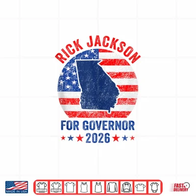 Design Rick Jackson for Georgia Governor 2026 Republican Campaign Shirt