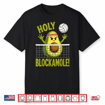 Funny Volleyball Shirt For Teens Girls Boys Avocado Graphic Shirt