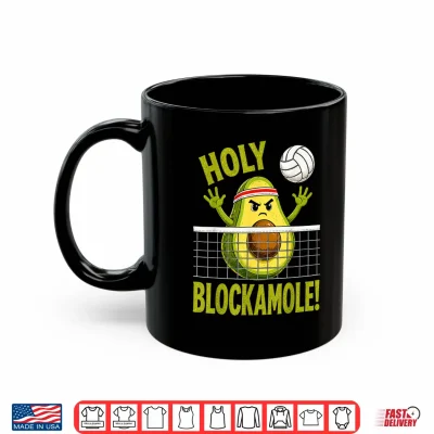 Mug Funny Volleyball Shirt for Teens Girls Boys Avocado Graphic Shirt