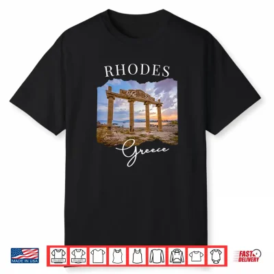 Rhodes Greece Tourist Souvenir 2026 Cruise Mediterranean Shirt