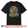 Golfasaurus Tee Rex Vintage Golf Dinosaur Retro Design Shirt