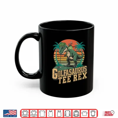 Mug Golfasaurus Tee Rex Vintage Golf Dinosaur Retro Design Shirt