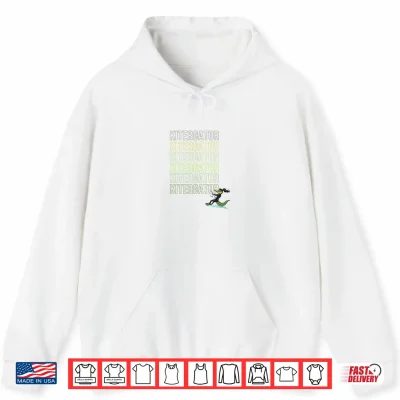 Hoodie KITERGator Gator Girl goes Kiteboarding Shirt