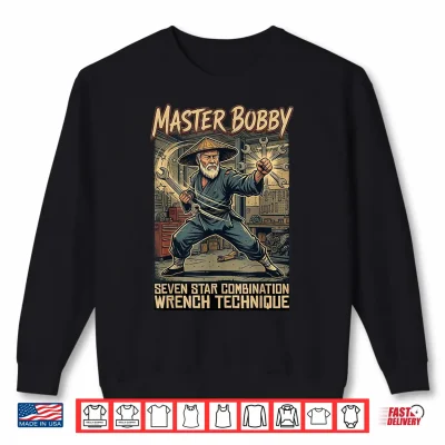 Sweatshirt Master Bobby Seven Star Combination Wrench Design Shirt