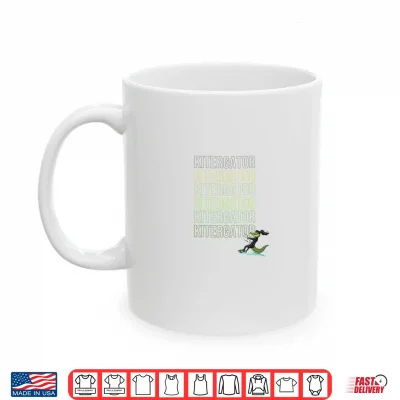 Mug KITERGator Gator Girl goes Kiteboarding Shirt