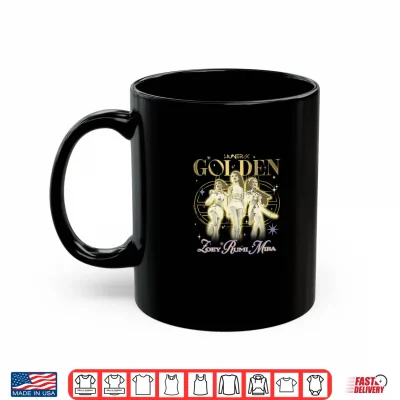 Mug Kids Kpop Demon Hunters Huntrix Golden Zoey Rumi Mira Performance Shirt