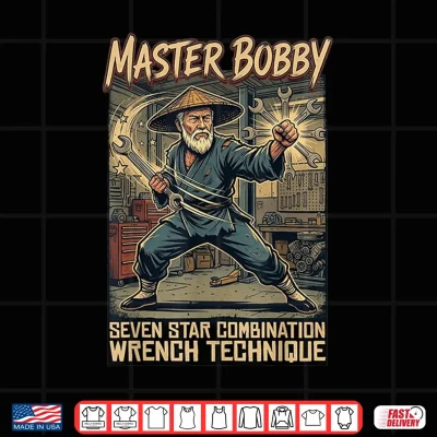 Design Master Bobby Seven Star Combination Wrench Design Shirt