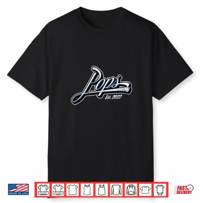 Mens Vintage Pops Est. 2022 For New Grandpa Father’S Day Performance Shirt