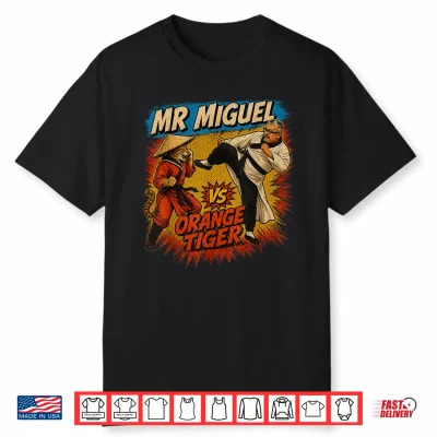 Mistah Miguel Kung Fu Cat Design Shirt