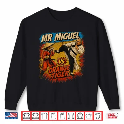 Sweatshirt Mistah Miguel Kung Fu Cat Design Shirt