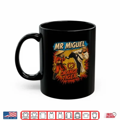 Mug Mistah Miguel Kung Fu Cat Design Shirt