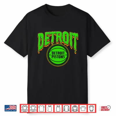 Nba Detroit Pistons Halloween Scary Shirt