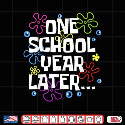 Design One School Year Later Summer Last Day of School Teacher Kids Shirt
