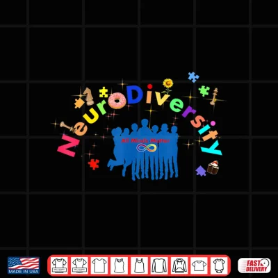 Design Neurodiversity All Minds Matter Autism Awareness Shirt