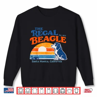 Sweatshirt Retro The Regal Beagle Est 1977 Santa Monica California Tee Shirt
