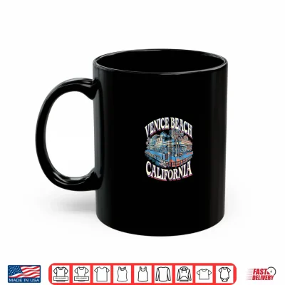 Mug Retro Venice Beach West Coast Logo Shirt Shirt