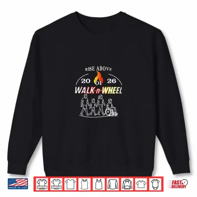 Sweatshirt Rise Above Osteogenesis Imperfecta Walk n Wheel Shirt
