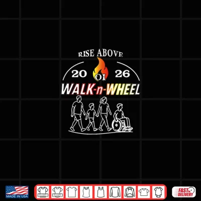 Design Rise Above Osteogenesis Imperfecta Walk n Wheel Shirt