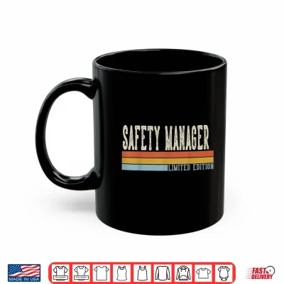 Mug Safety Manager Week Retro Vintage Back to School Day Shirt
