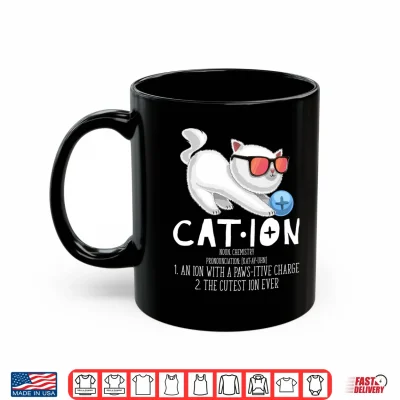Mug Cation Pawsitive Element Cat Shirt Chemistry Teacher Gift Performance Shirt