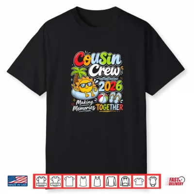 Cousin Crew 2026 Vacation Summer Memories Shirt