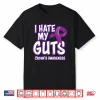 Crohn’S Awareness Gift Funny I Hate My Guts Purple Ribbon Performance Shirt
