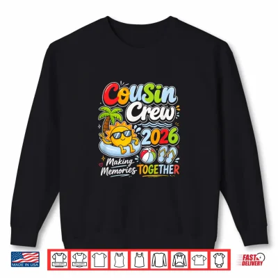 Sweatshirt Cousin Crew 2026 Vacation Summer Memories Shirt