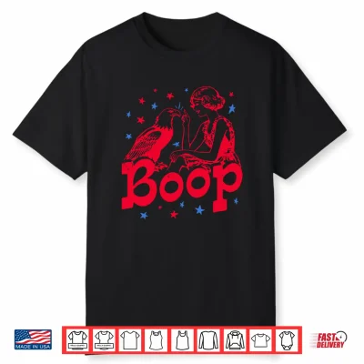 Funny Independence Day Eagle Boop Unisex Shirt