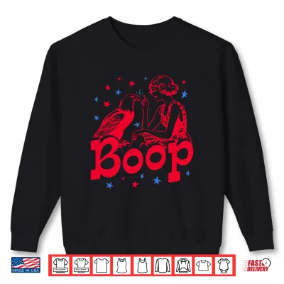 Sweatshirt Funny Independence Day Eagle Boop Unisex Shirt