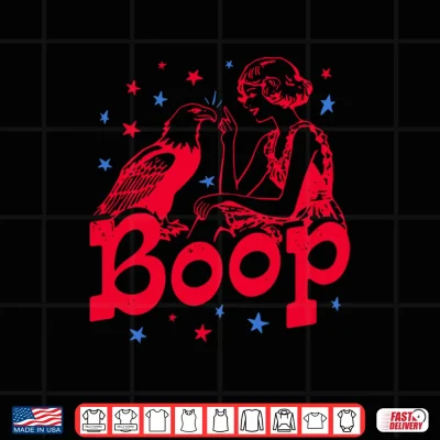 Design Funny Independence Day Eagle Boop Unisex Shirt