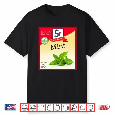 Mint Condiment Costume Holiday Spice Costumes Performance Shirt