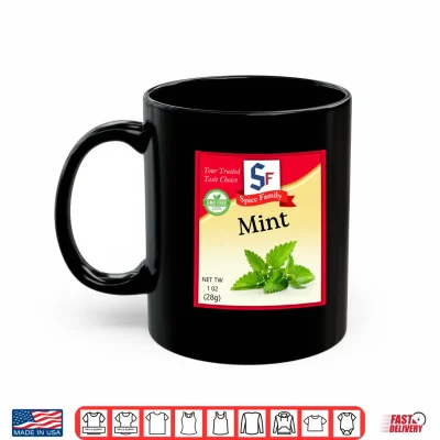Mug Mint Condiment Costume Holiday Spice Costumes Performance Shirt
