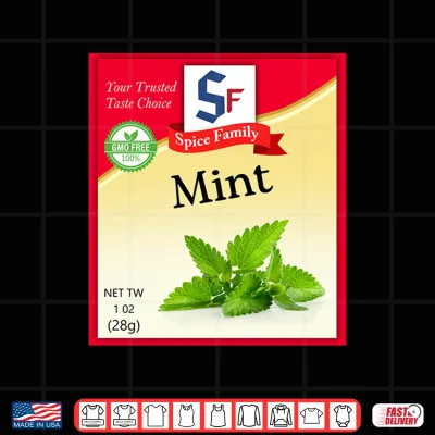 Design Mint Condiment Costume Holiday Spice Costumes Performance Shirt