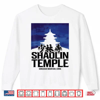 Sweatshirt Shaolin Temple Martial Art Kung Fu Kung Fu Master Shirt
