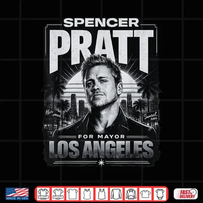 Design Spencer Pratt for LA Mayor California Humor Design Shirt Shirt