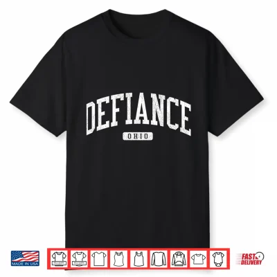 Defiance Ohio Oh Js03 College University Style Shirt