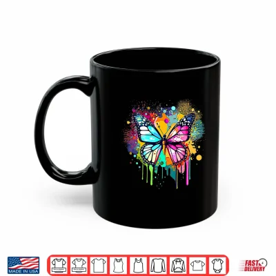 Mug Beautiful Butterfly for Woman Girl Butter Fly Butterflies Performance Shirt