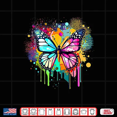Design Beautiful Butterfly for Woman Girl Butter Fly Butterflies Performance Shirt
