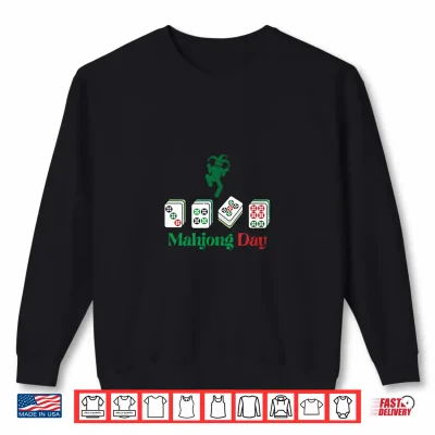 Sweatshirt Mahjong Day Social Club Shirt