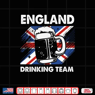 Design Mens Beer UK Flag for Men England Drinking Team Performance Shirt