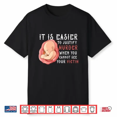 Mens It Is Easier To Justify Murder If You Cannot See The Victim Performance Shirt