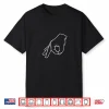 Mens Made You Look Funny Finger Circle Game Performance Shirt