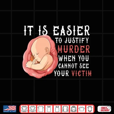 Design Mens It is Easier to Justify Murder If You Cannot See The Victim Performance Shirt