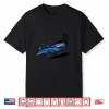 Watercolor Blue Stellar Jay Bird Artistic Animal Watercolour Performance Shirt