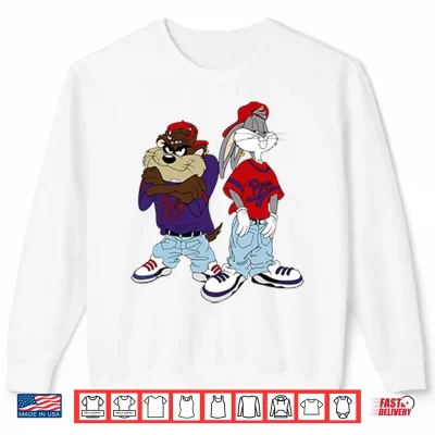 Sweatshirt Bugs Bunny And Taz Kriss Kross Shirt