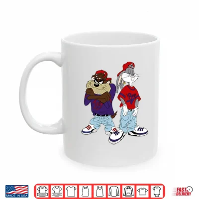 Mug Bugs Bunny And Taz Kriss Kross Shirt