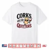 Corks Are For Quitters Funny Cork Cartoon Wine Drinking Shirt