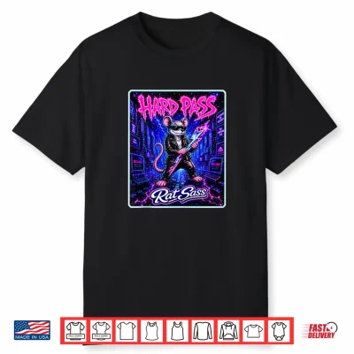 Hard Pass Retro Future Rebellious Attitude Energy Shirt
