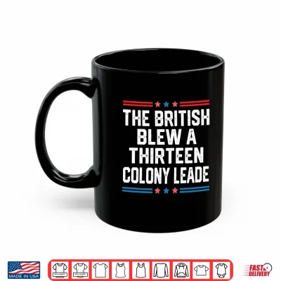 Mug Mens The British Blew A 13 Colony Lead Performance Shirt